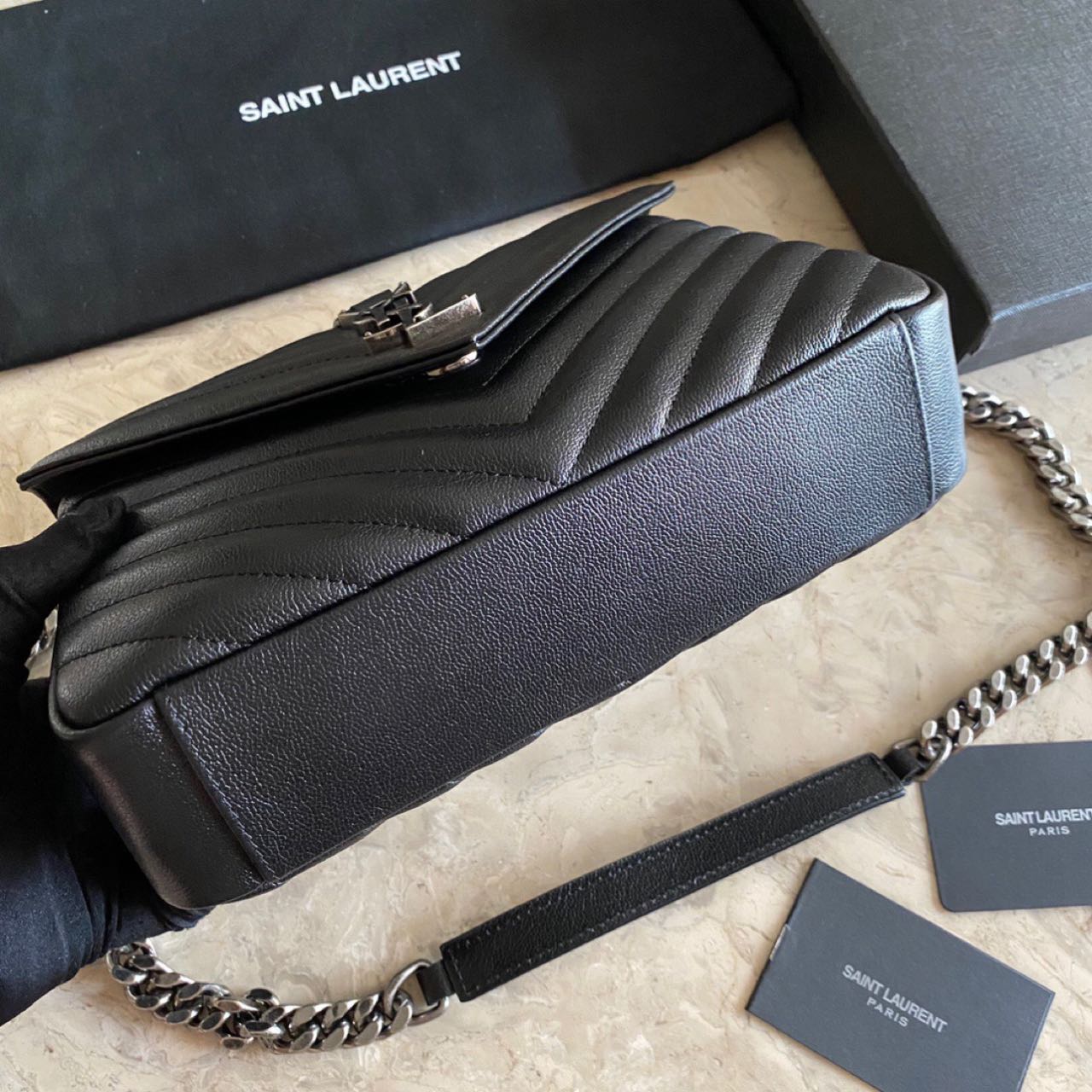 Saint Laurent College Shoulder Bag    24cm - FashionPlug