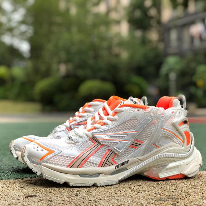 Balenciaga Runner Sneaker In Fluo Orange - FashionPlug