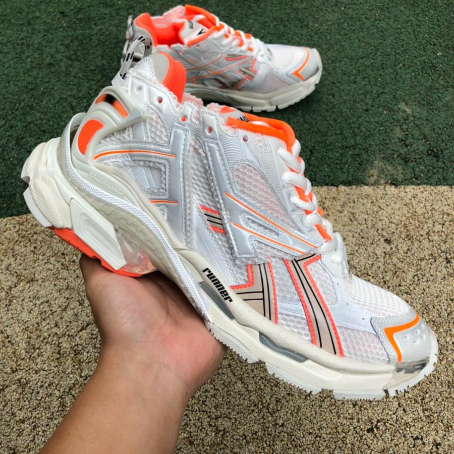 Balenciaga Runner Sneaker In Fluo Orange - FashionPlug