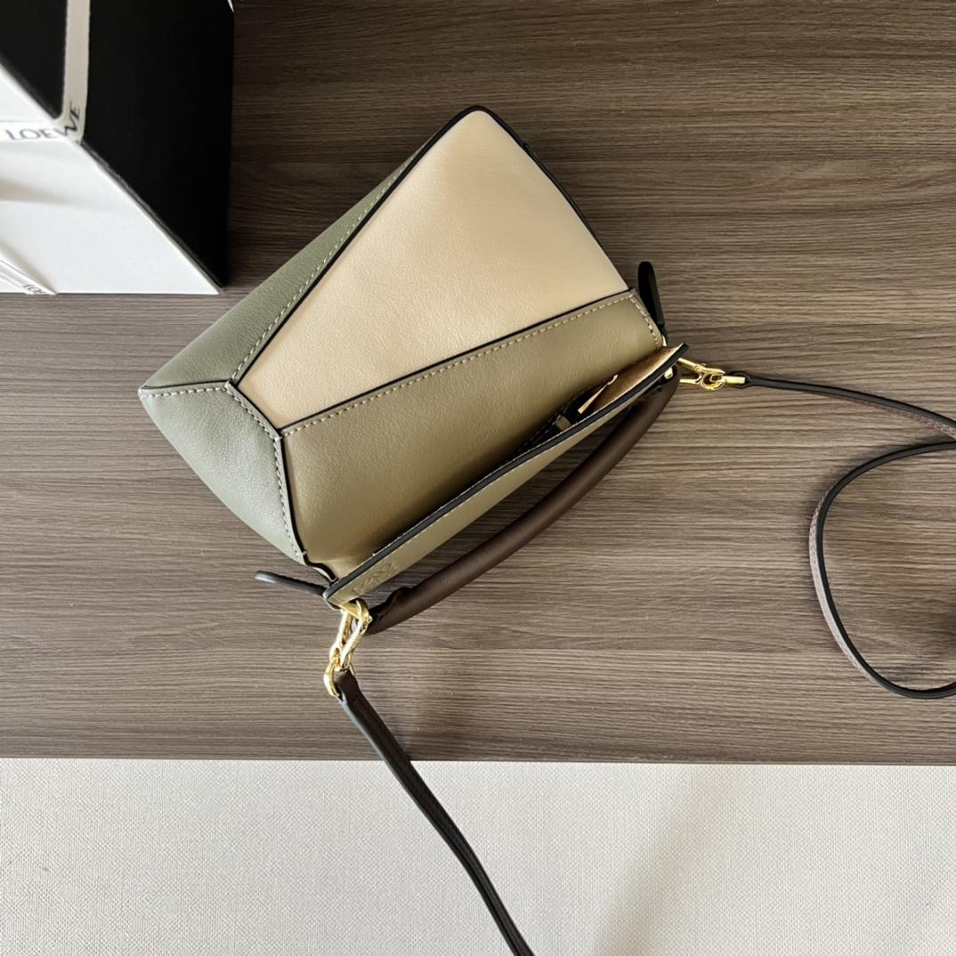 Loewe Mini Puzzle Edge In Nappa Calfskin - FashionPlug
