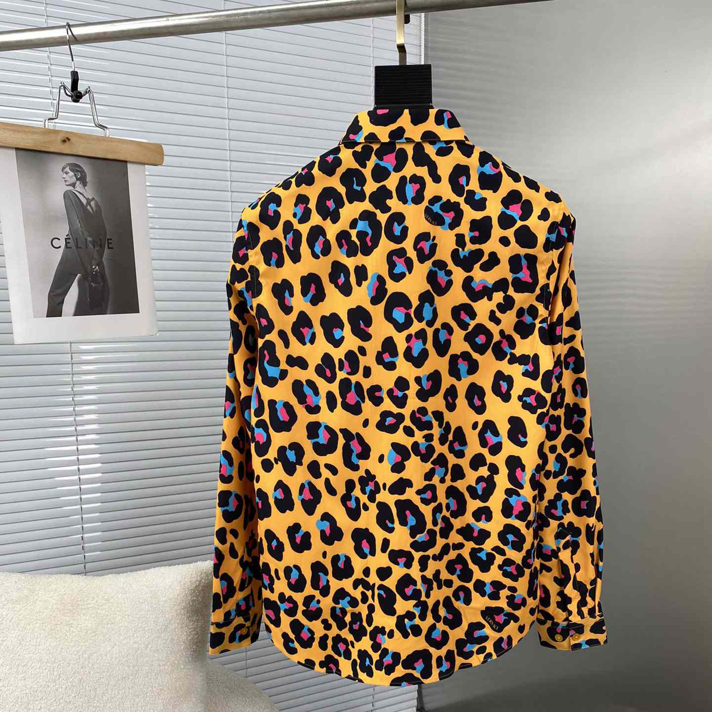 Versace Daisy Leopard Shirt - FashionPlug