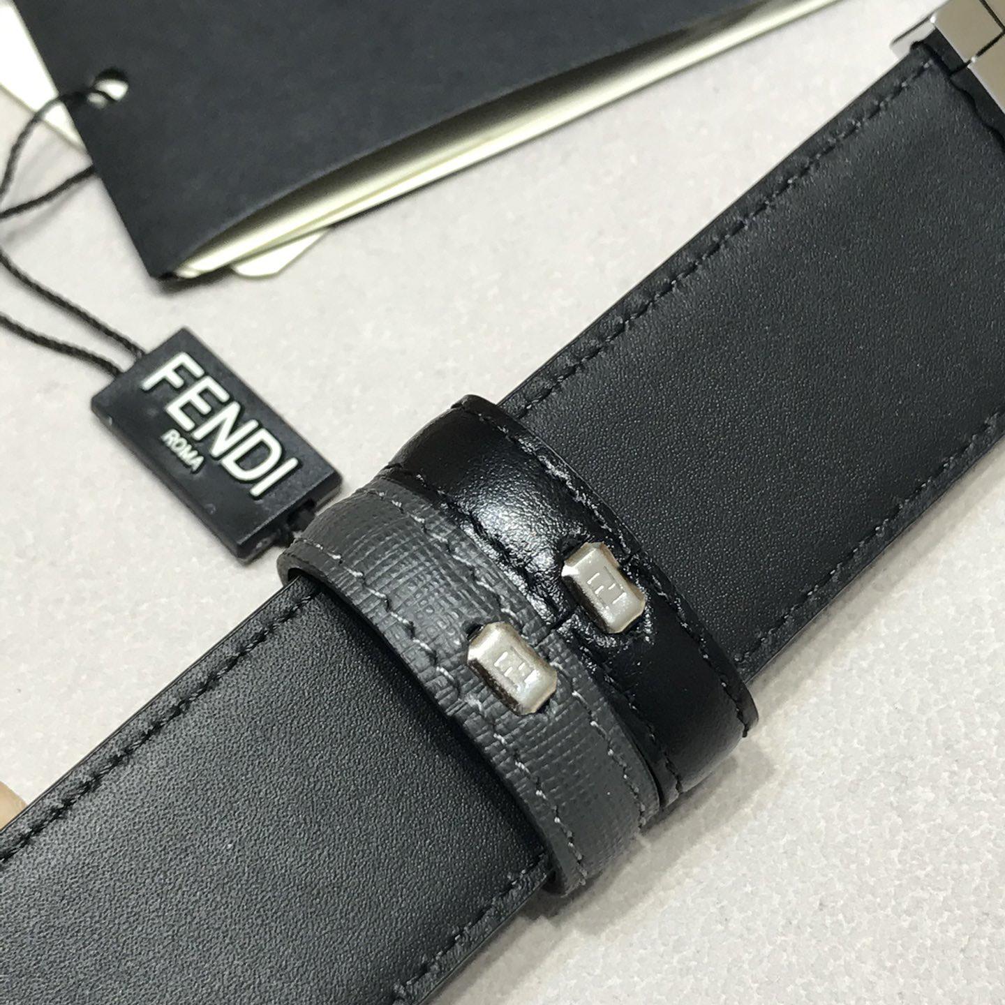 Fendi Leather Belt    35mm - FashionPlug