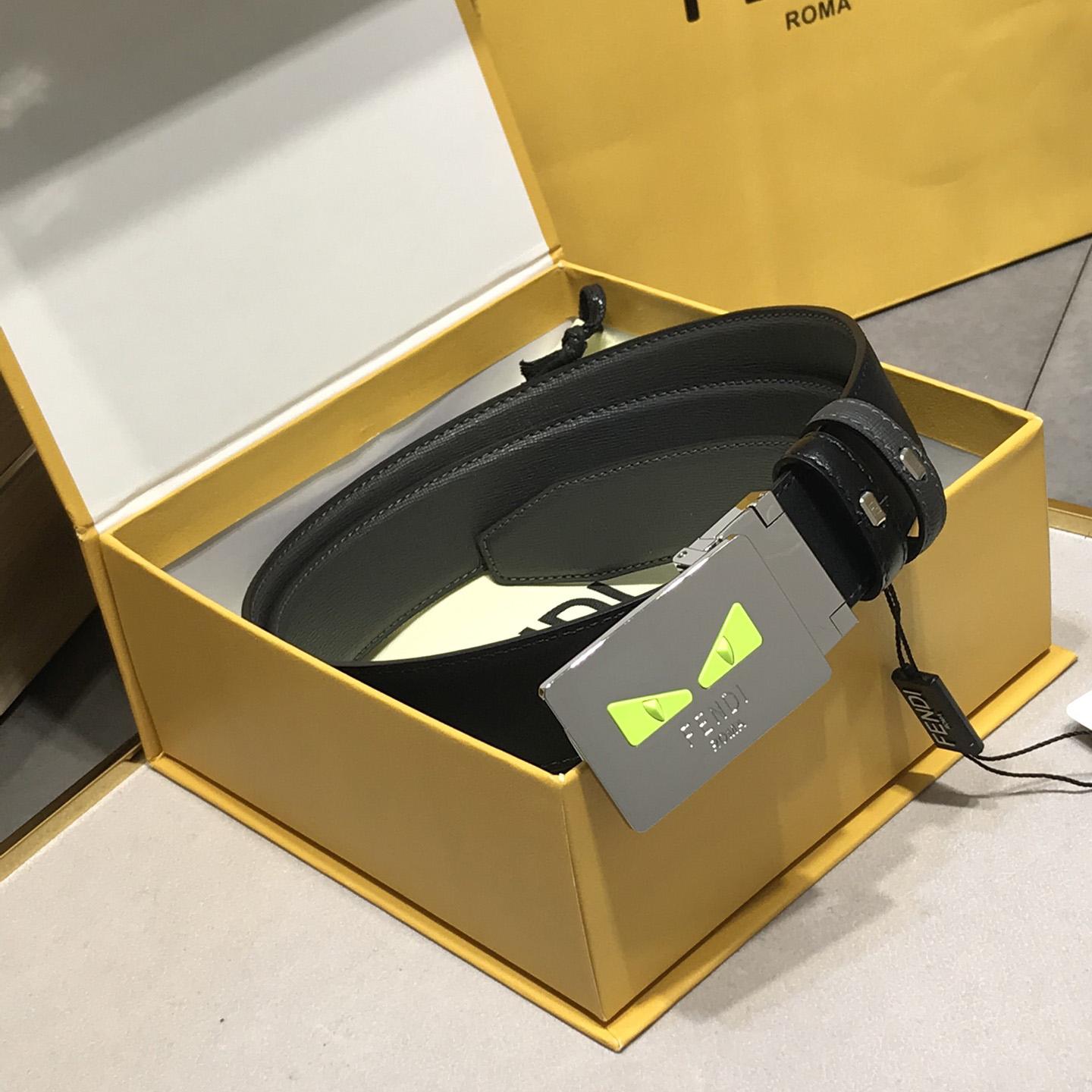 Fendi Leather Belt    35mm - FashionPlug