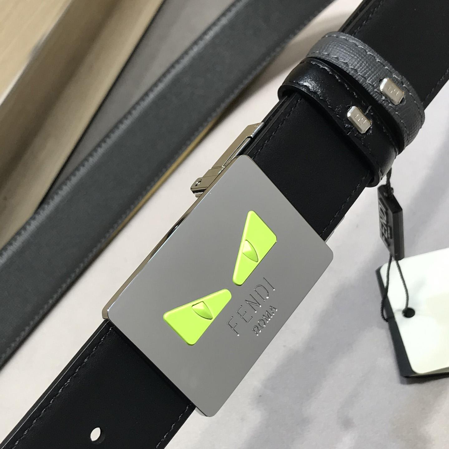 Fendi Leather Belt    35mm - FashionPlug