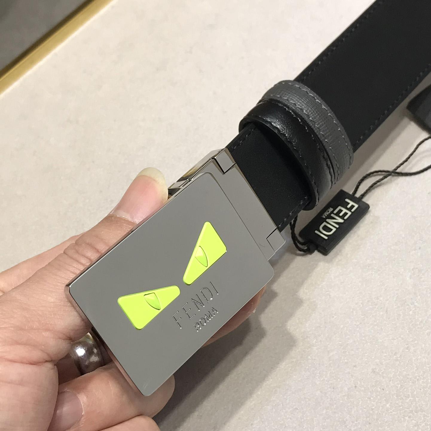 Fendi Leather Belt    35mm - FashionPlug