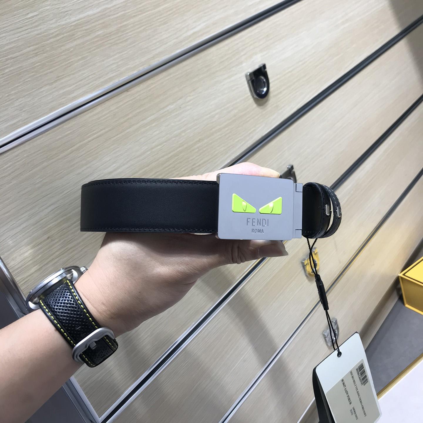 Fendi Leather Belt    35mm - FashionPlug