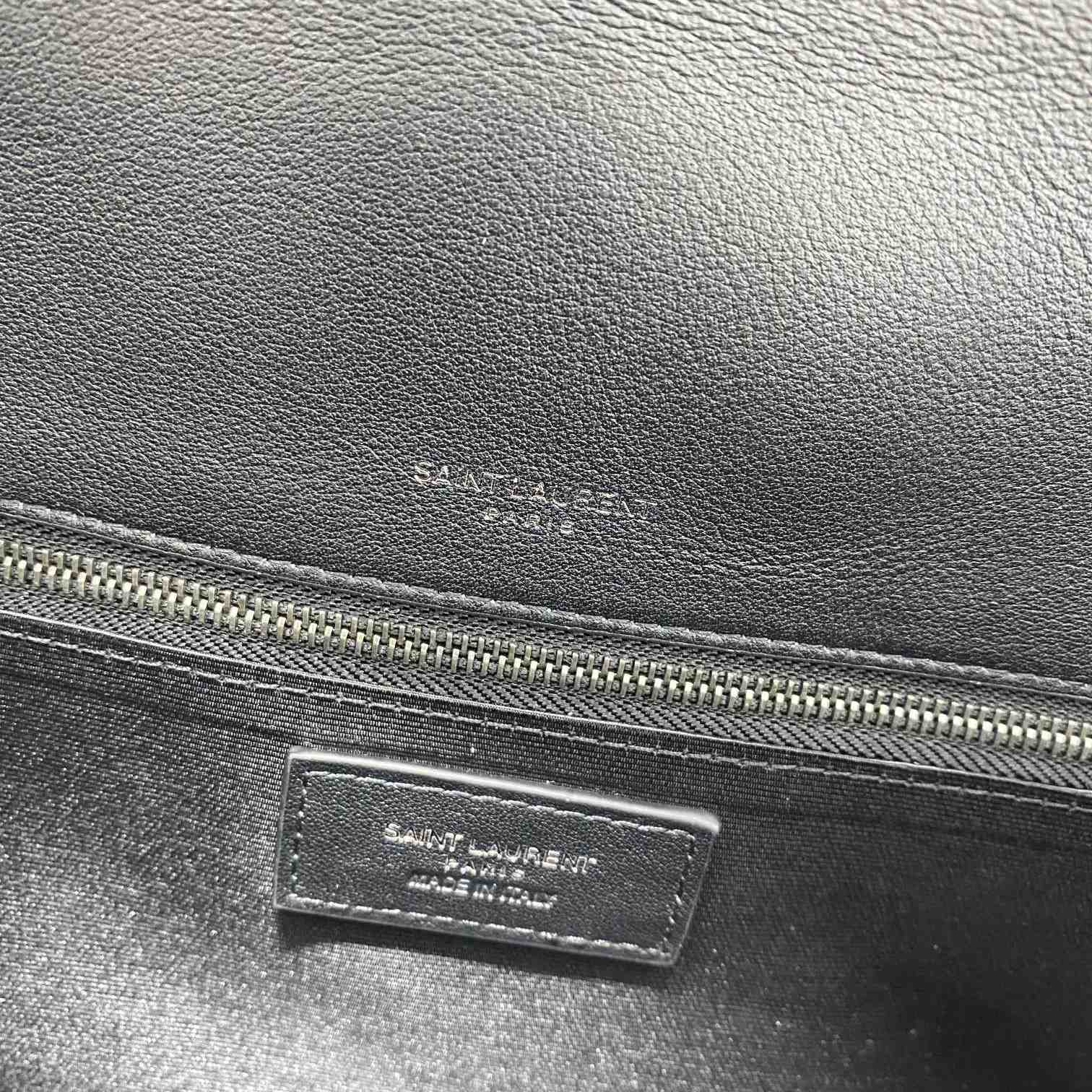 Saint Laurent Women's Niki Medium Striped Canvas Shoulder Bag (28cm) - FashionPlug