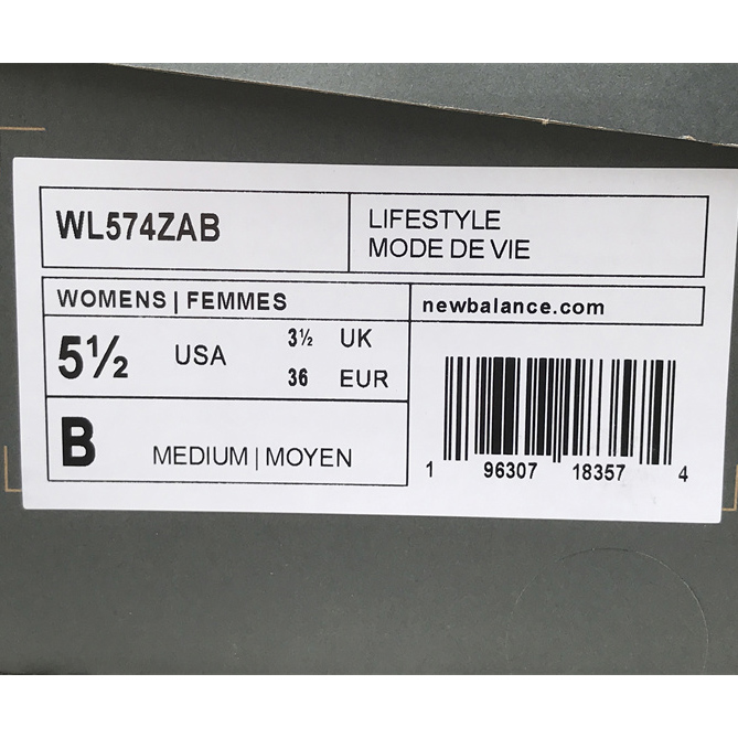 New Balance 574 Sneakers          WL574ZAB  - FashionPlug