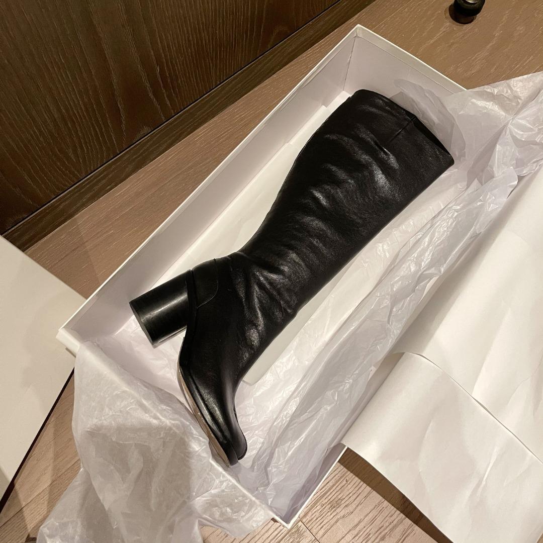 Maison Margiela Tabi 80mm Knee-High Boots - FashionPlug