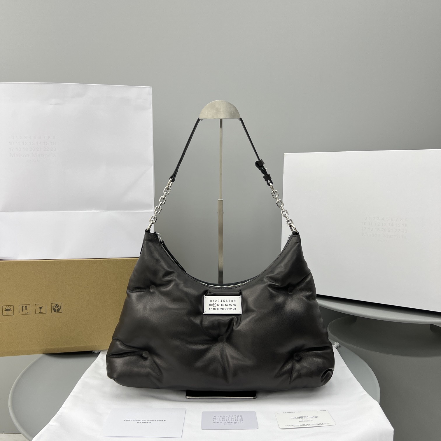 Maison Margiela Glam Slam Hobo Medium(38.5-28.5-10CM) - FashionPlug