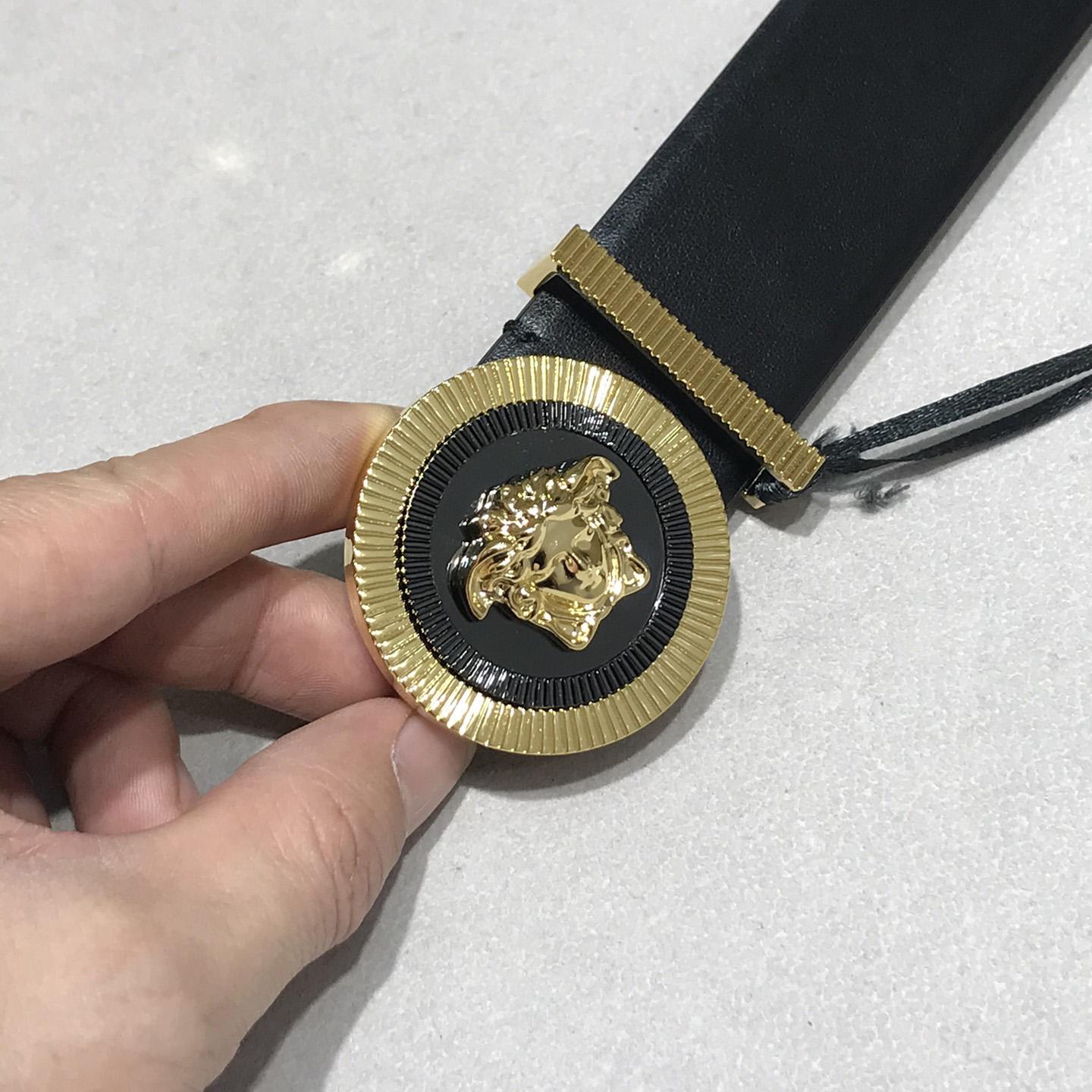 Versace Medusa Leathre Belt    38mm - FashionPlug