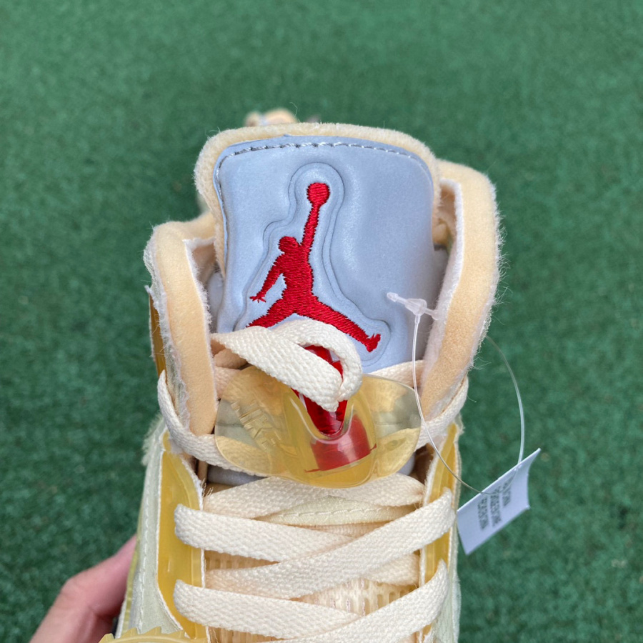 AirJordan 5 AJ5 x Off-White Ow Sneaker      DH8565-100 - FashionPlug