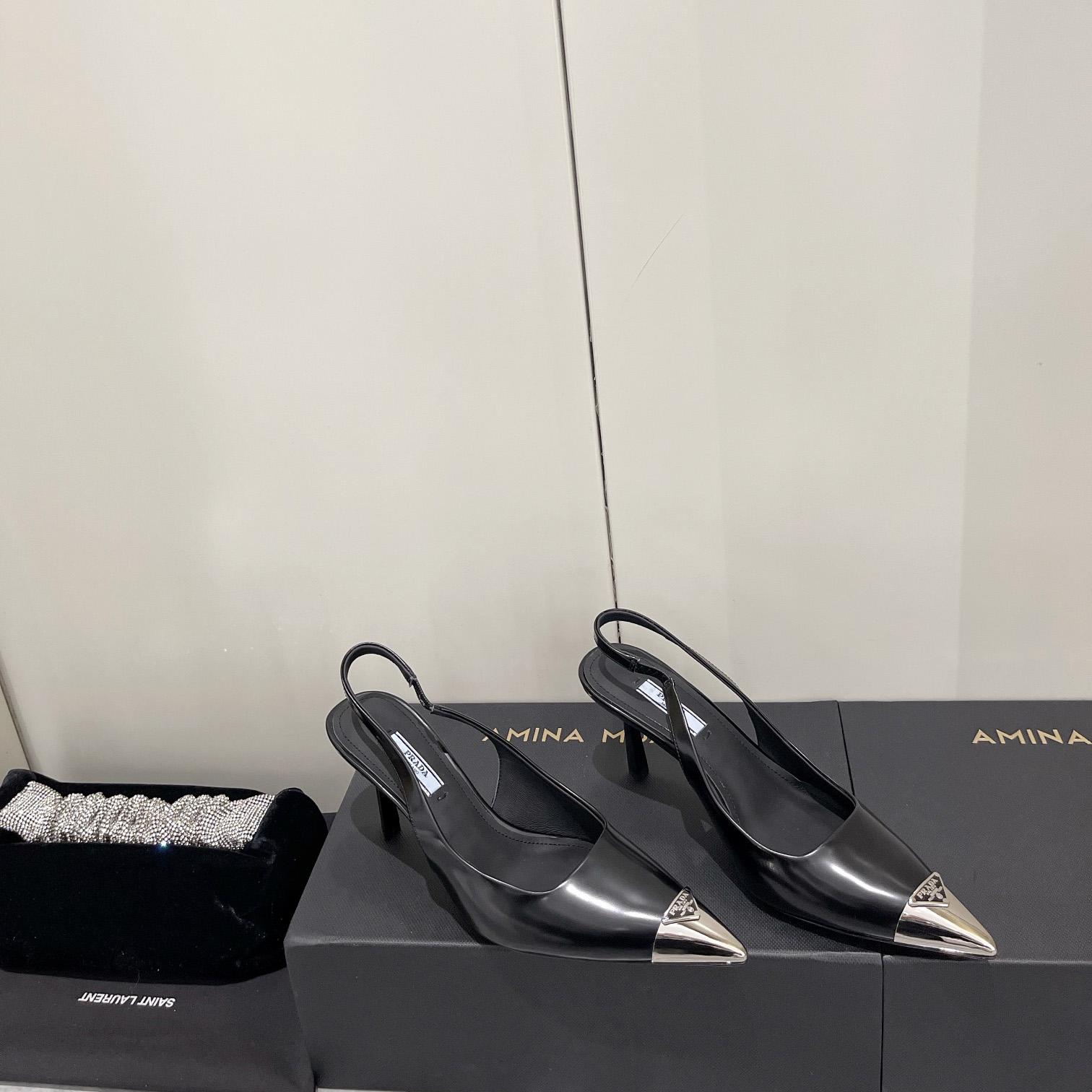 Prada 75mm Slingback Pump - FashionPlug
