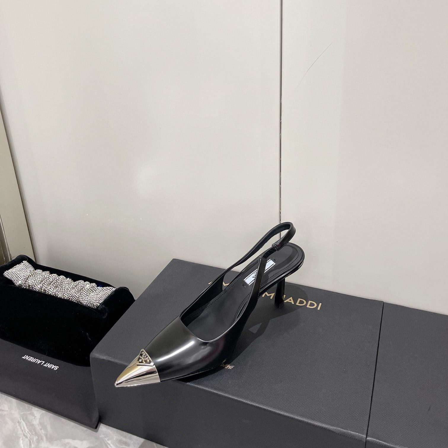 Prada 75mm Slingback Pump - FashionPlug