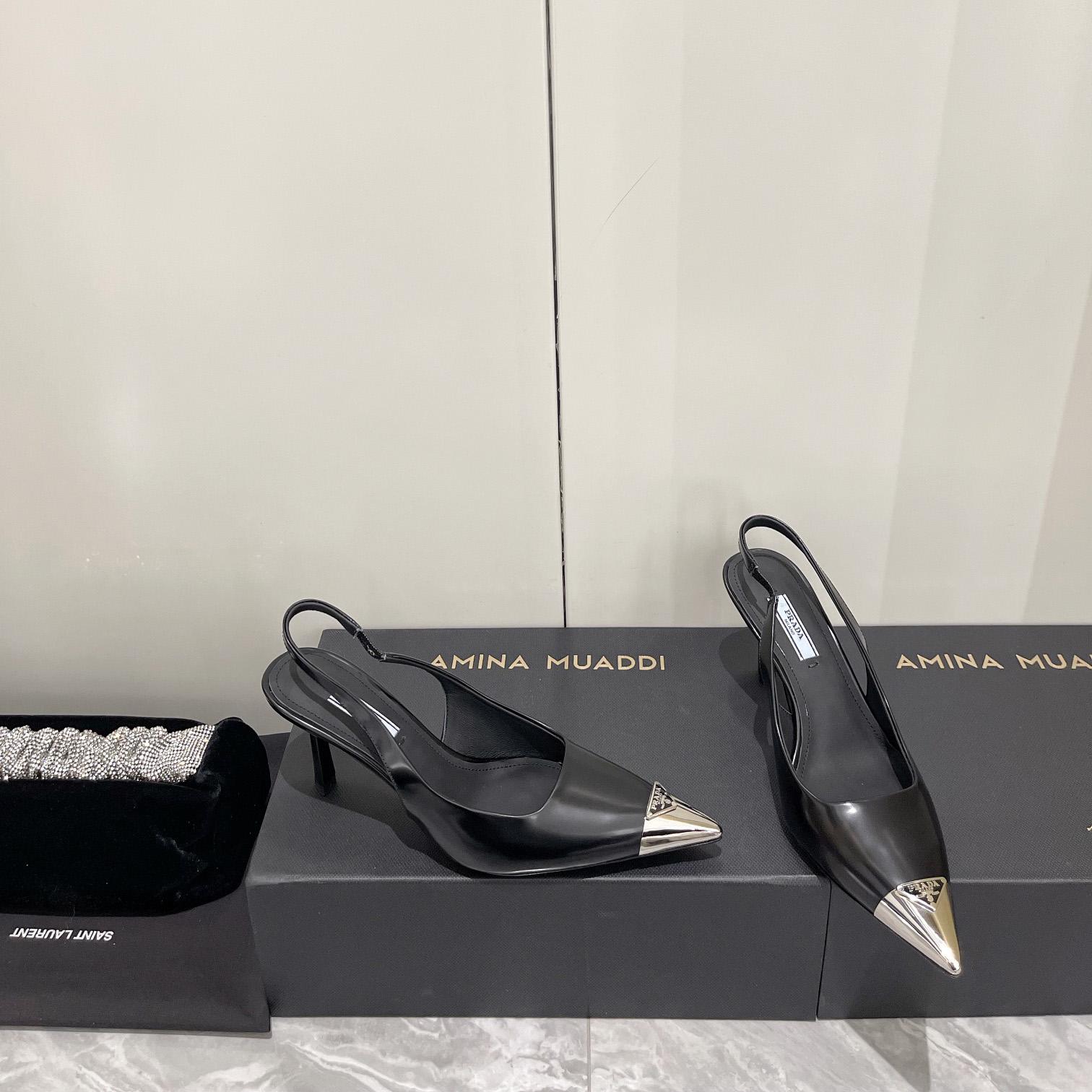Prada 75mm Slingback Pump - FashionPlug