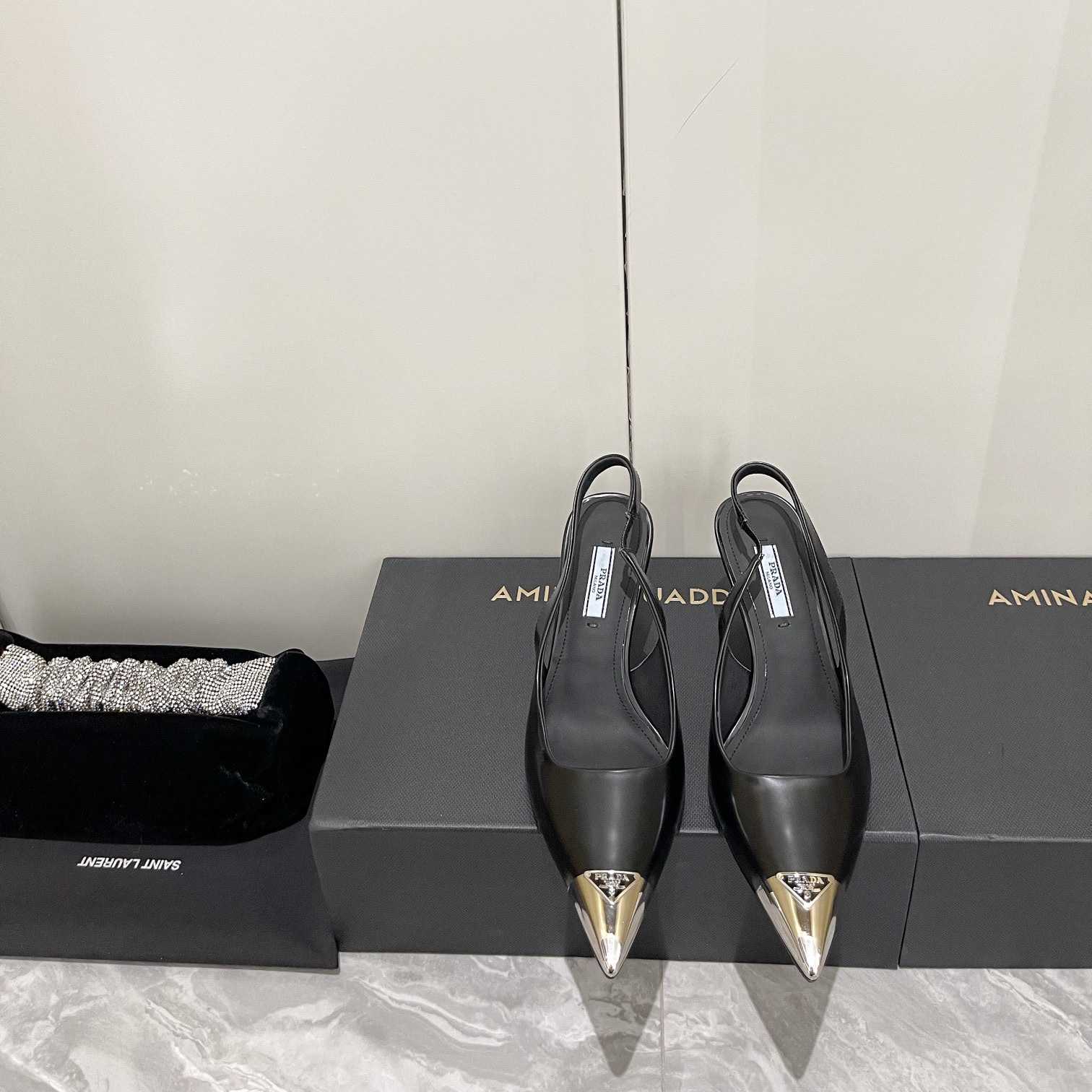 Prada 75mm Slingback Pump - FashionPlug