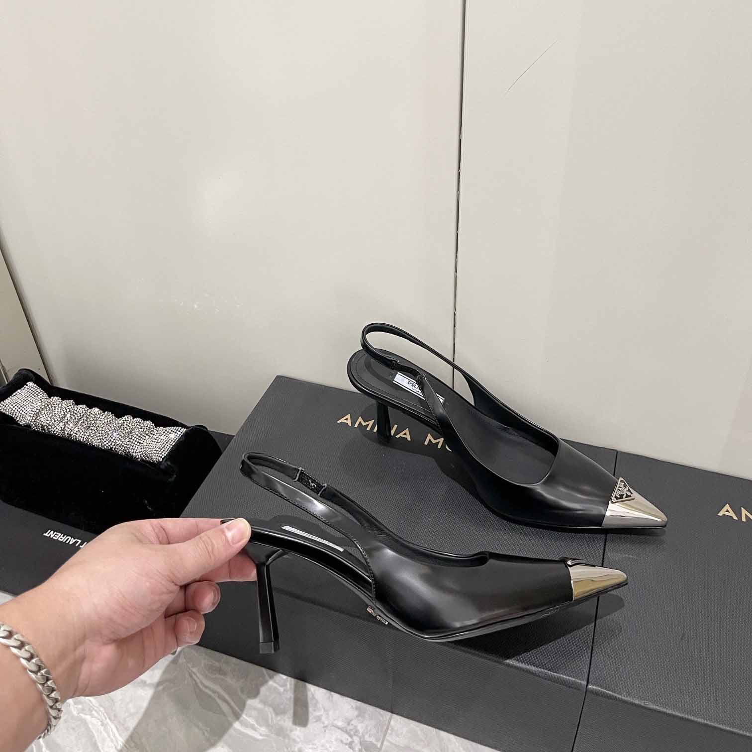 Prada 75mm Slingback Pump - FashionPlug
