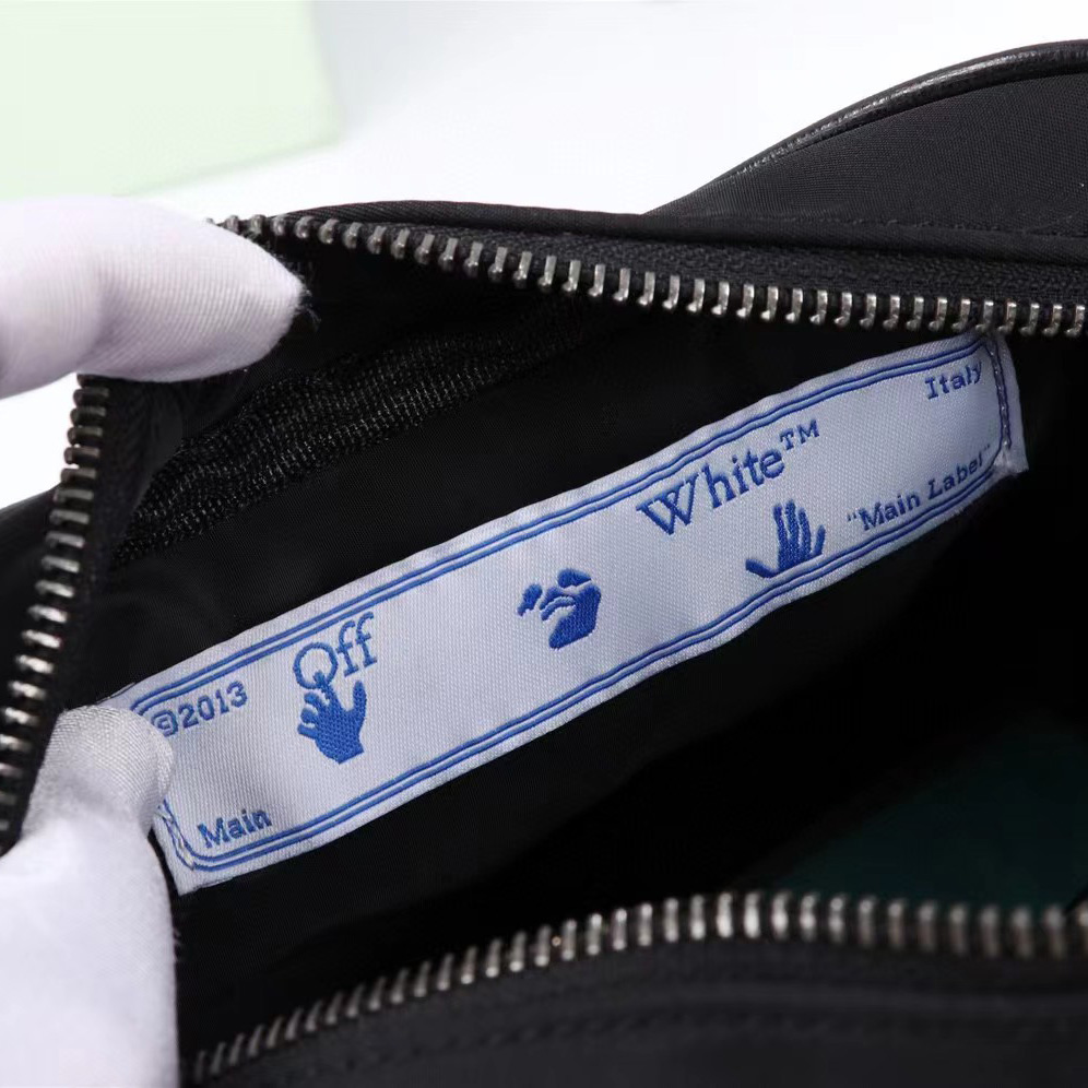 Off white Logo Nylon Crossbody Bag(19-14-5.5cm) - FashionPlug