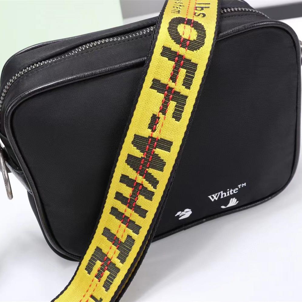 Off white Logo Nylon Crossbody Bag(19-14-5.5cm) - FashionPlug