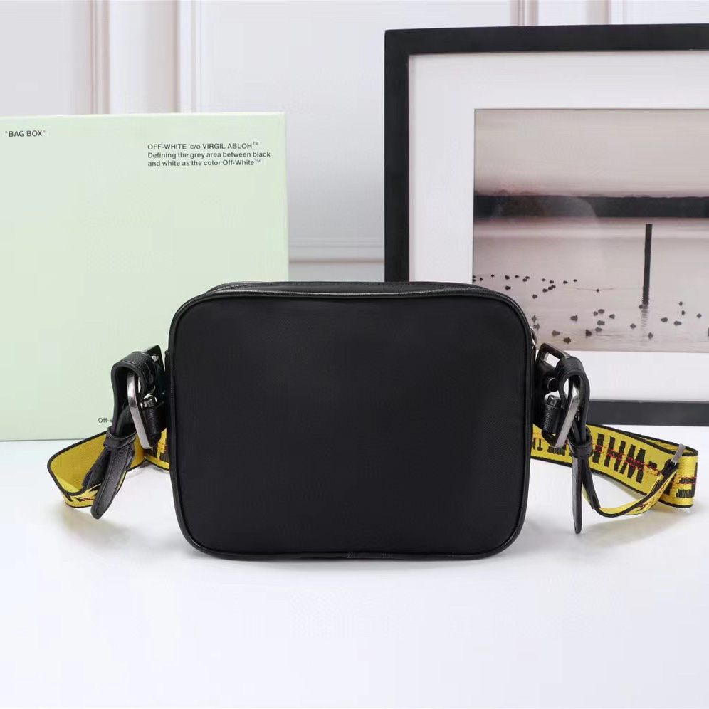 Off white Logo Nylon Crossbody Bag(19-14-5.5cm) - FashionPlug