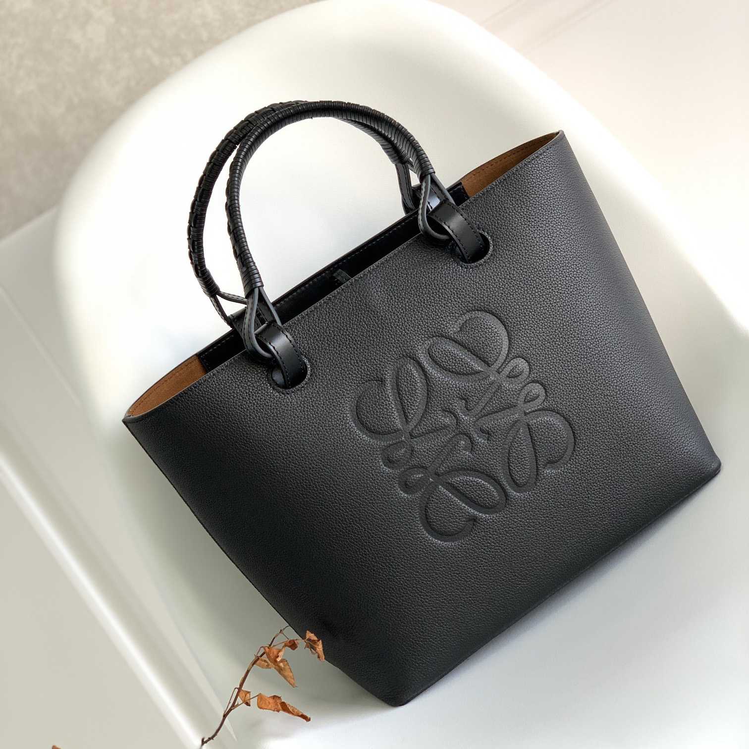 Loewe Small Anagram Tote Bag In Classic Calfskin(29-14-25CM ) - FashionPlug