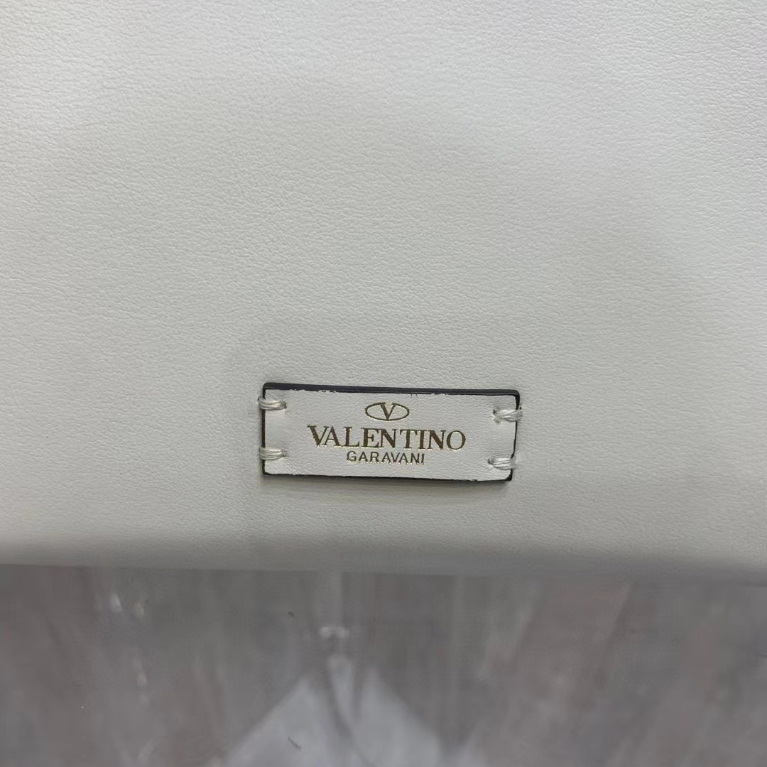 Valenti small Vsling Calfskin Handbag With Jewel Handle  - FashionPlug