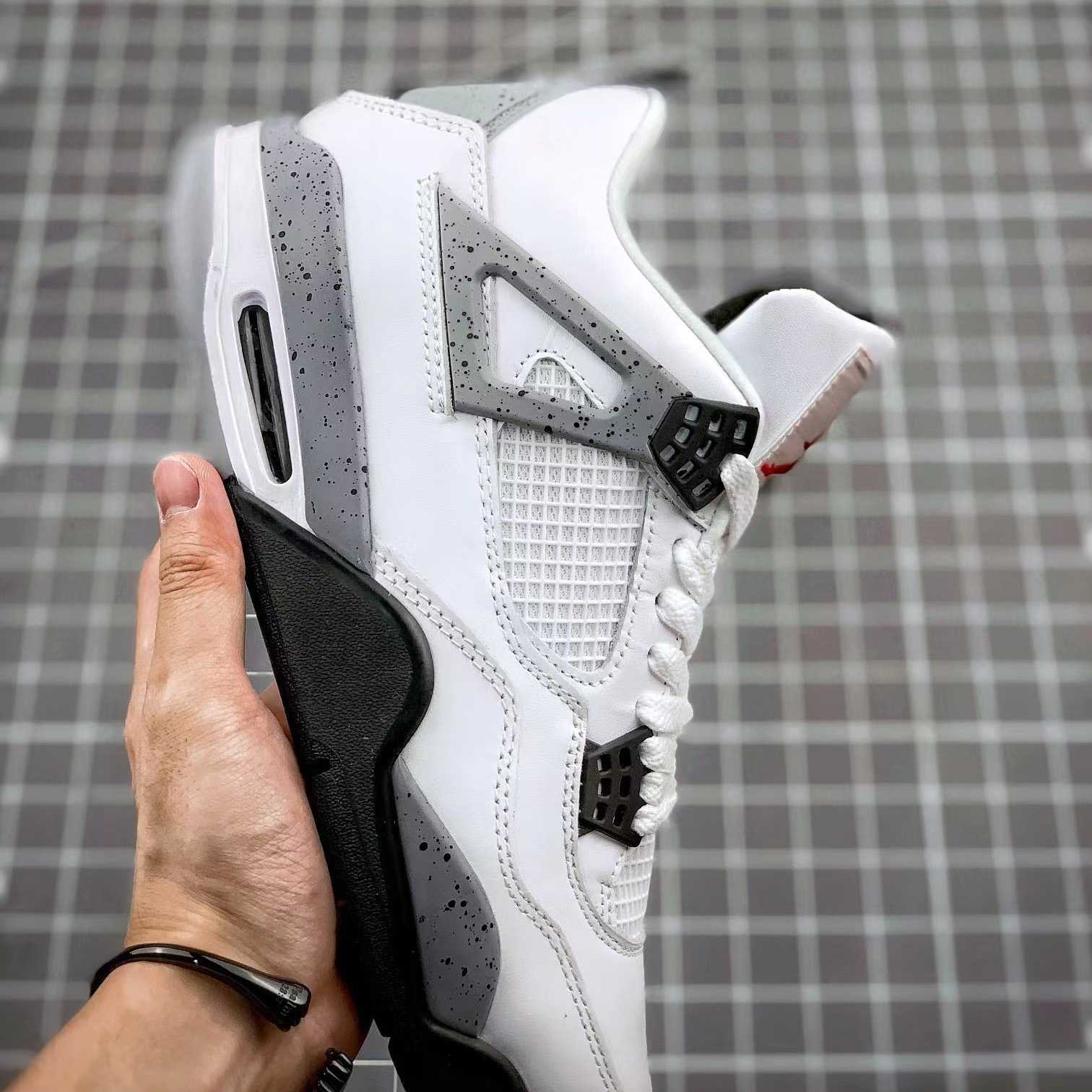Air Jordan 4 Retro “White Cement” Cement” Sneaker      CZ5624 - FashionPlug