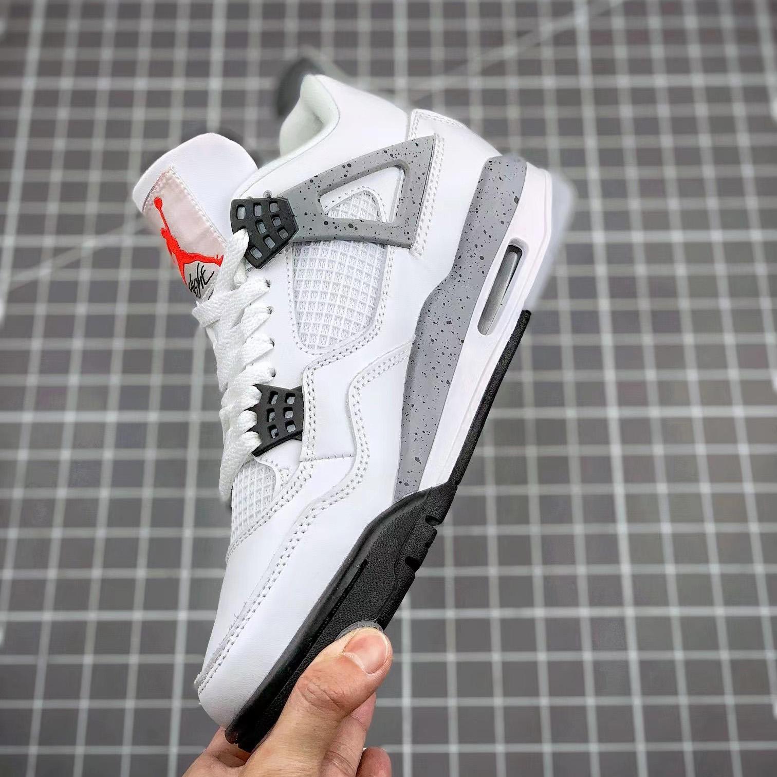 Air Jordan 4 Retro “White Cement” Cement” Sneaker      CZ5624 - FashionPlug