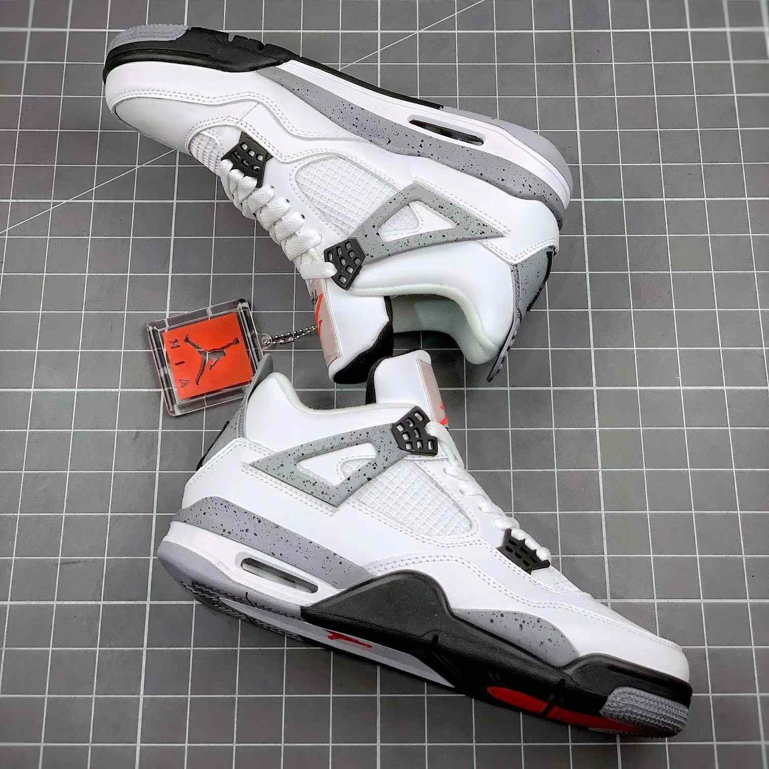 Air Jordan 4 Retro “White Cement” Cement” Sneaker      CZ5624 - FashionPlug