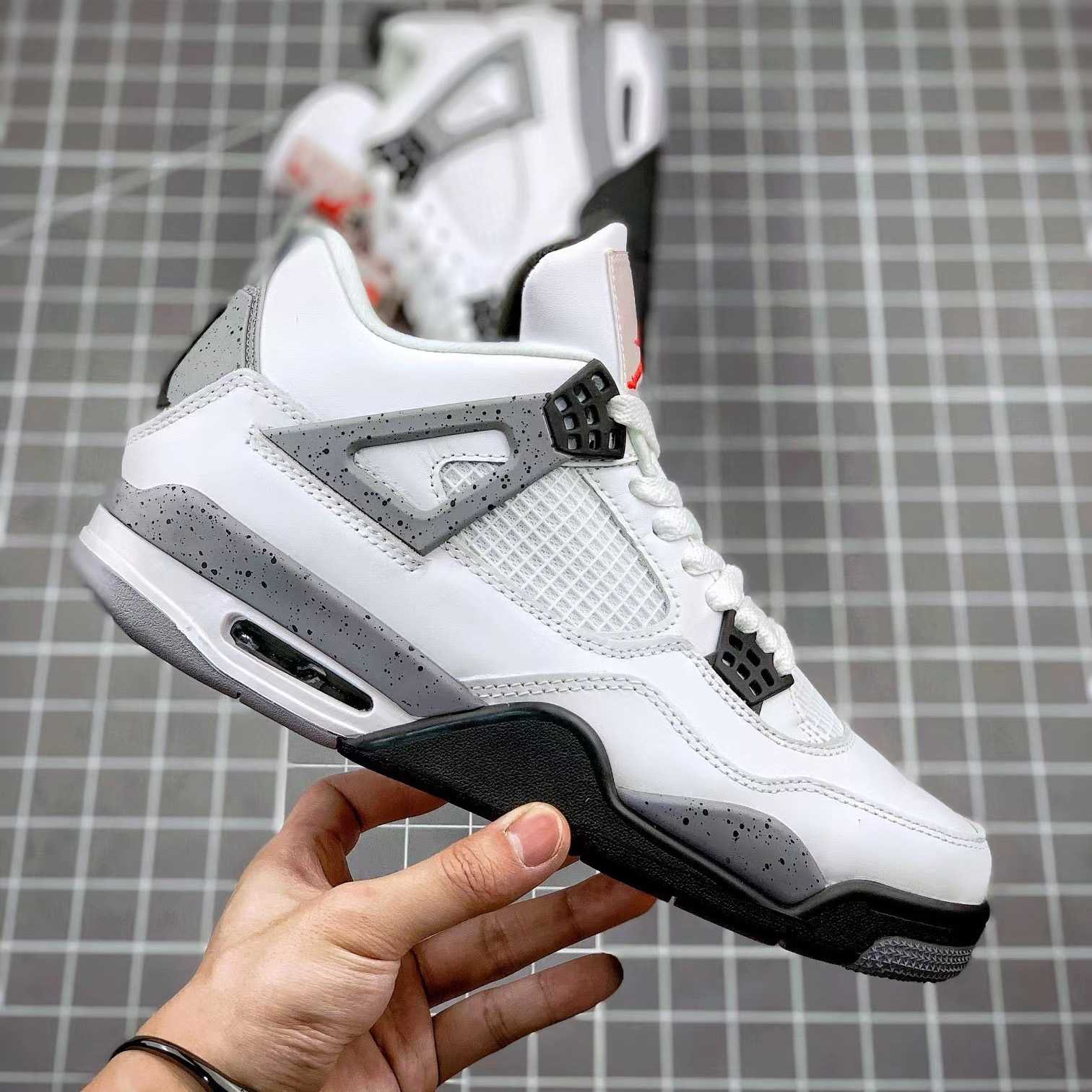 Air Jordan 4 Retro “White Cement” Cement” Sneaker      CZ5624 - FashionPlug