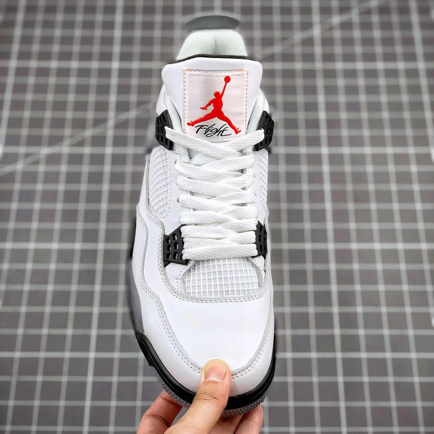 Air Jordan 4 Retro “White Cement” Cement” Sneaker      CZ5624 - FashionPlug
