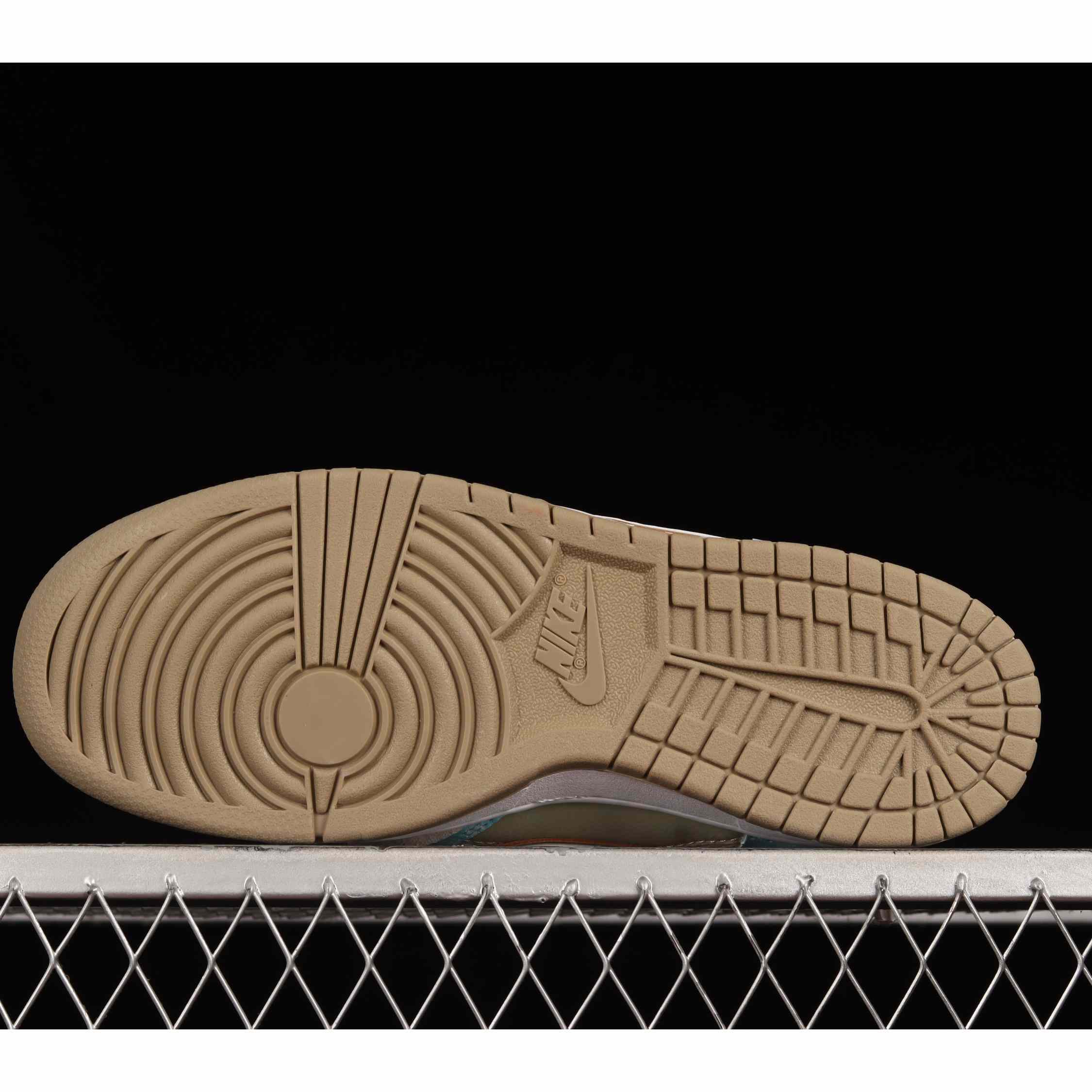 Nike Dunk Low Scrap Bone White Tiffany Green Sneaker      DH7450-102 - FashionPlug