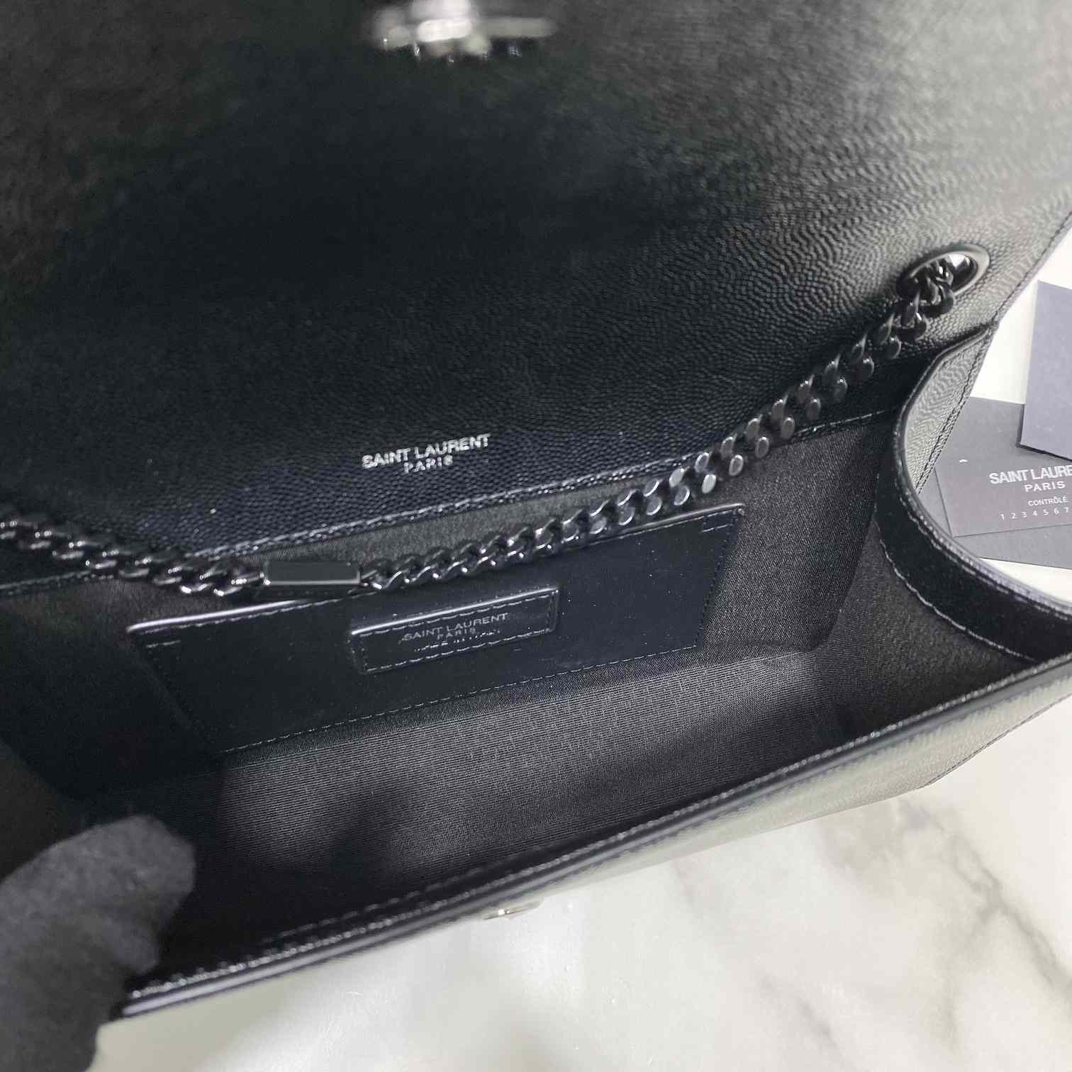Saint Laurent Kate Medium Chain Bag In Grain De Poudre Embossed Leather - FashionPlug