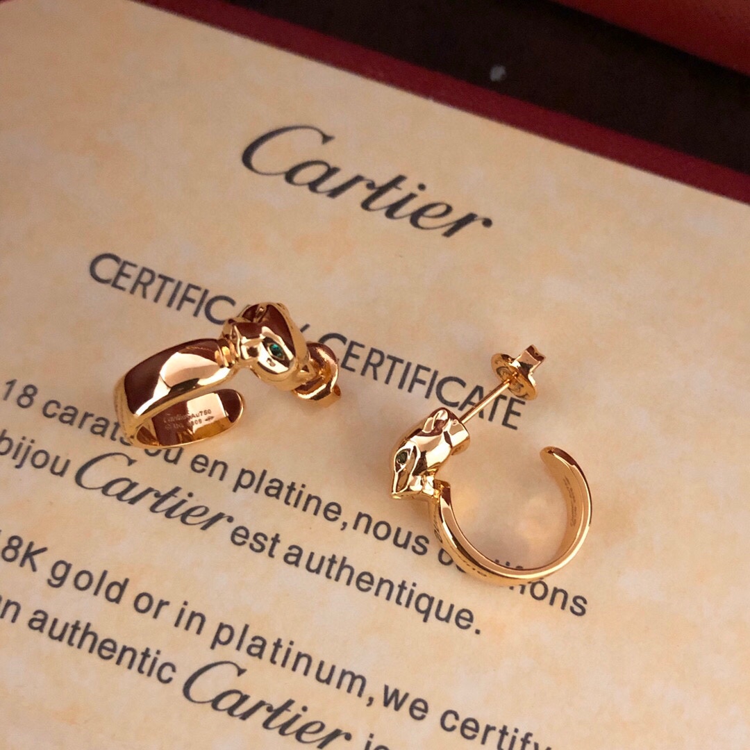 Cartier Panthère de Cartier Earrings - FashionPlug