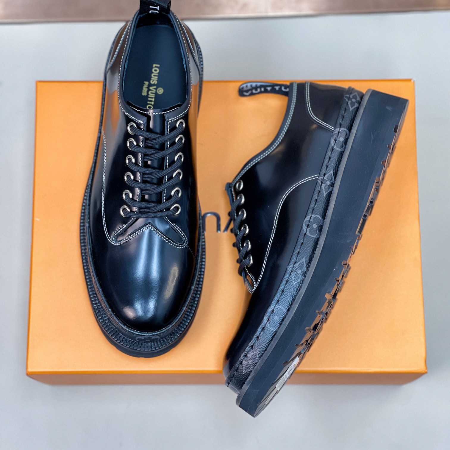 Louis Vuitton Millenium Lace-Up Shoes - FashionPlug