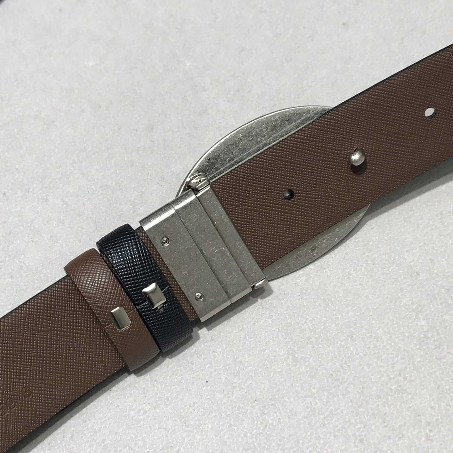 Prada Leather Belt - FashionPlug