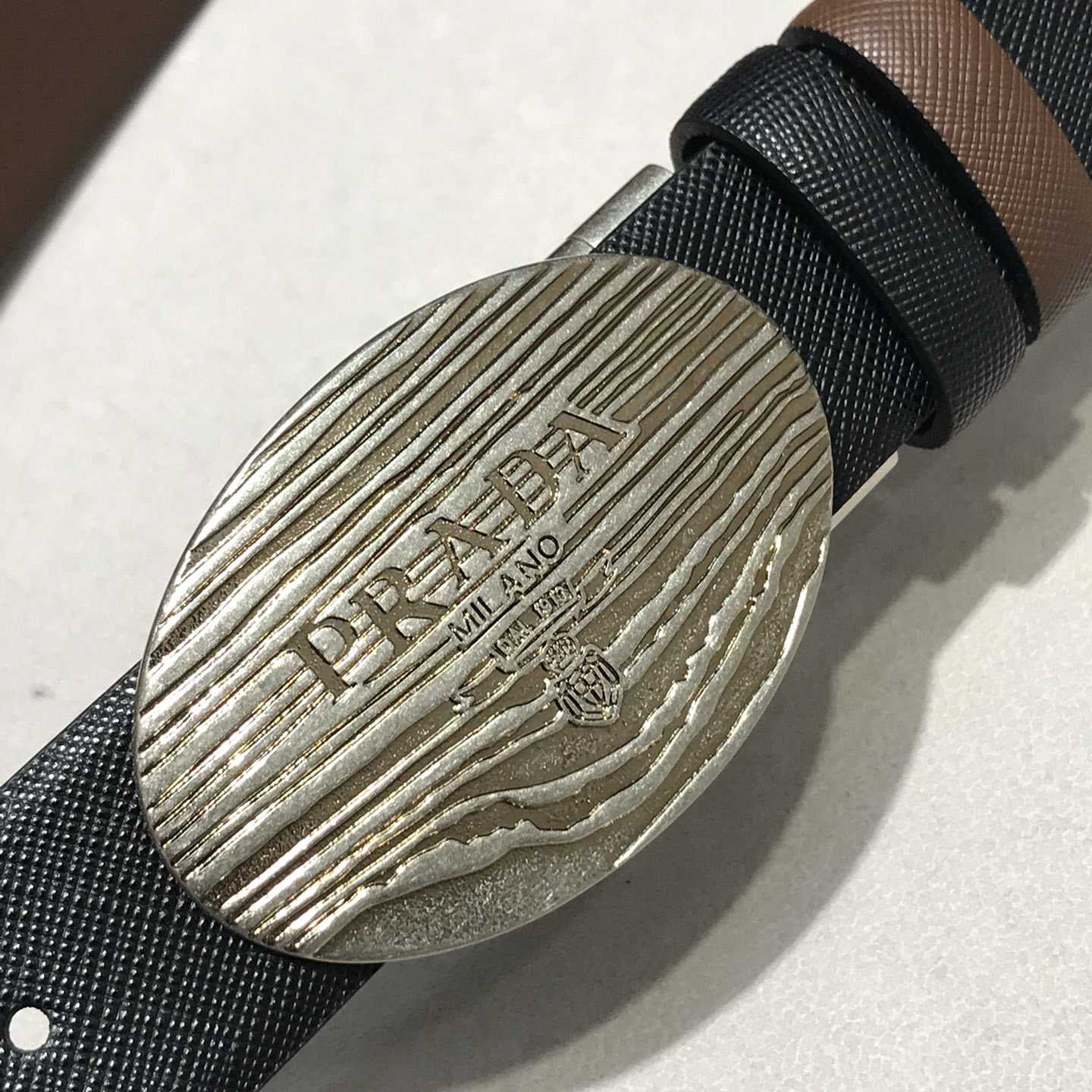 Prada Leather Belt - FashionPlug