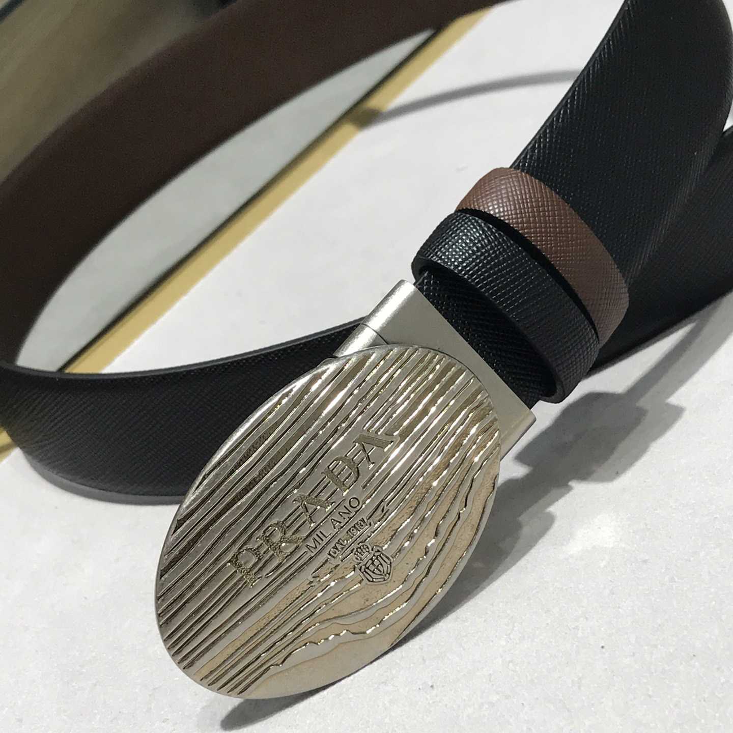 Prada Leather Belt - FashionPlug
