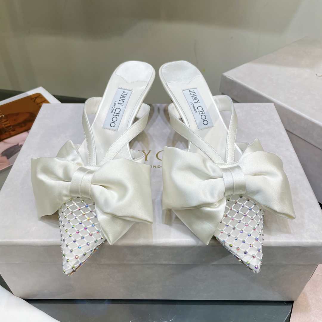 Jimmy Choo Flaca Mule 50 - FashionPlug