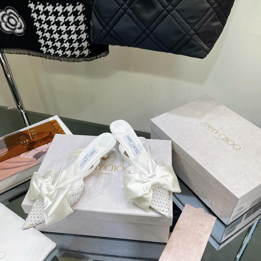 Jimmy Choo Flaca Mule 50 - FashionPlug