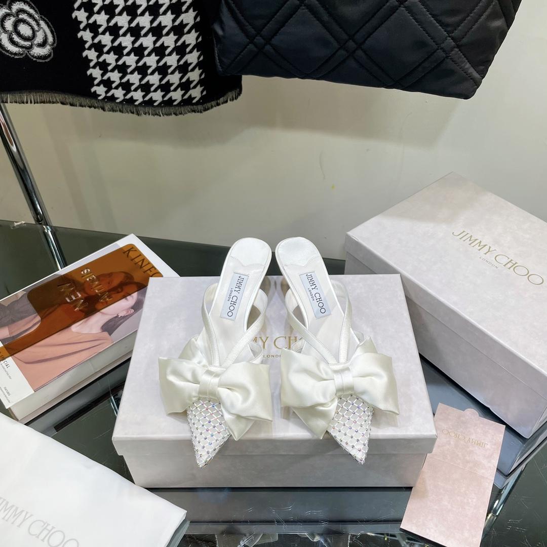 Jimmy Choo Flaca Mule 50 - FashionPlug