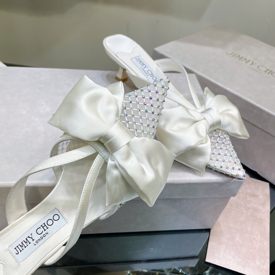 Jimmy Choo Flaca Mule 50 - FashionPlug