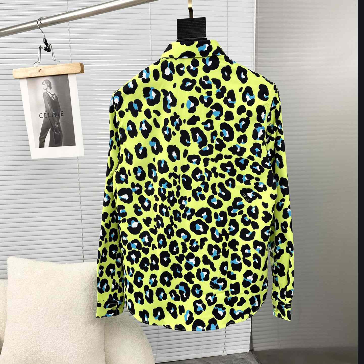 Versace Daisy Leopard Shirt - FashionPlug