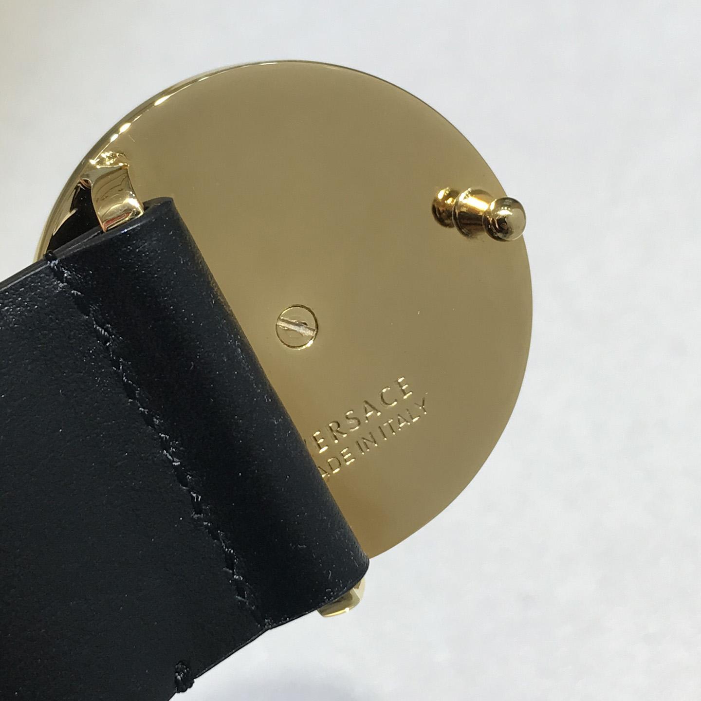 Versace Medusa Leathre Belt 38mm - FashionPlug