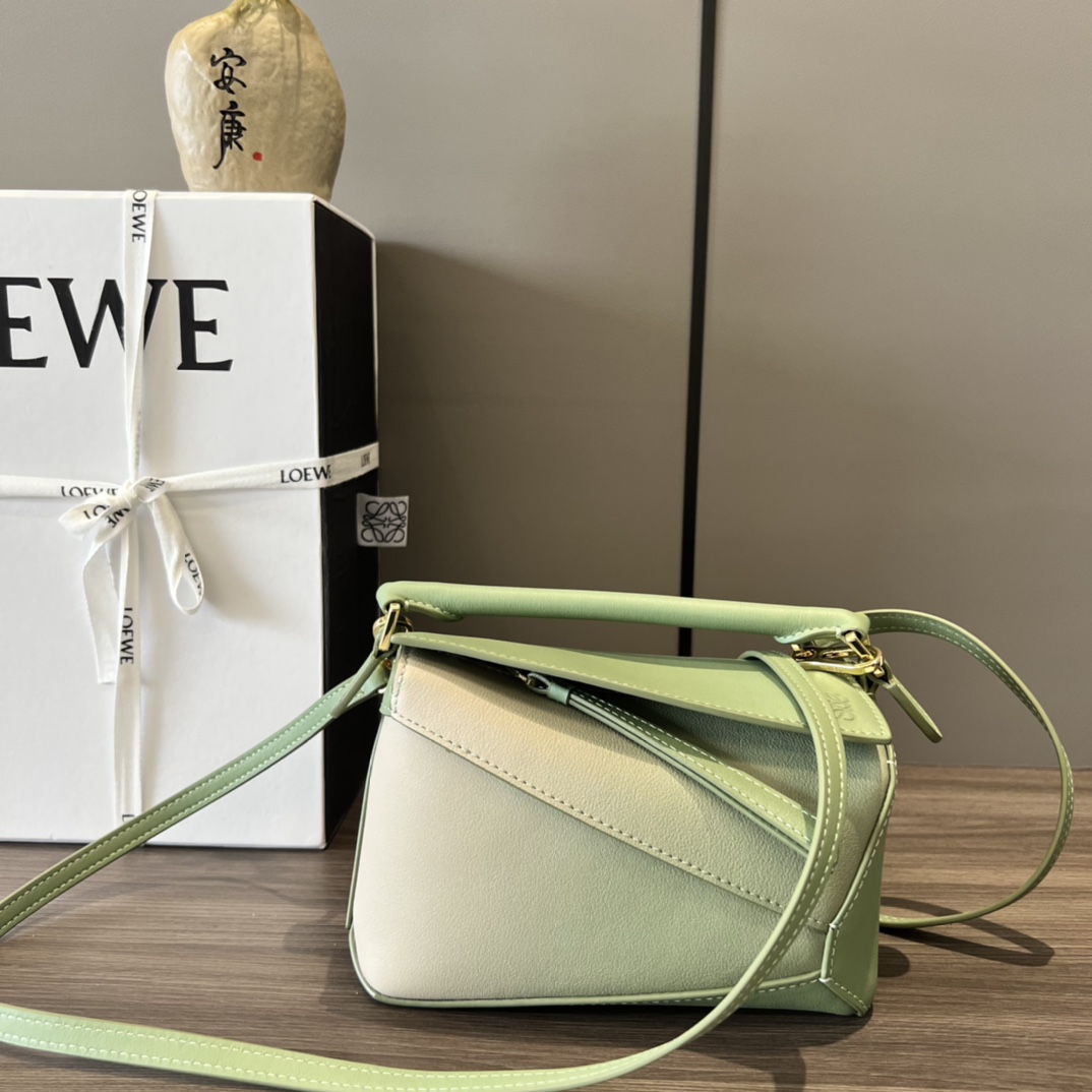 Loewe Mini Puzzle Edge Bag In degrade Nappa Calfskin - FashionPlug