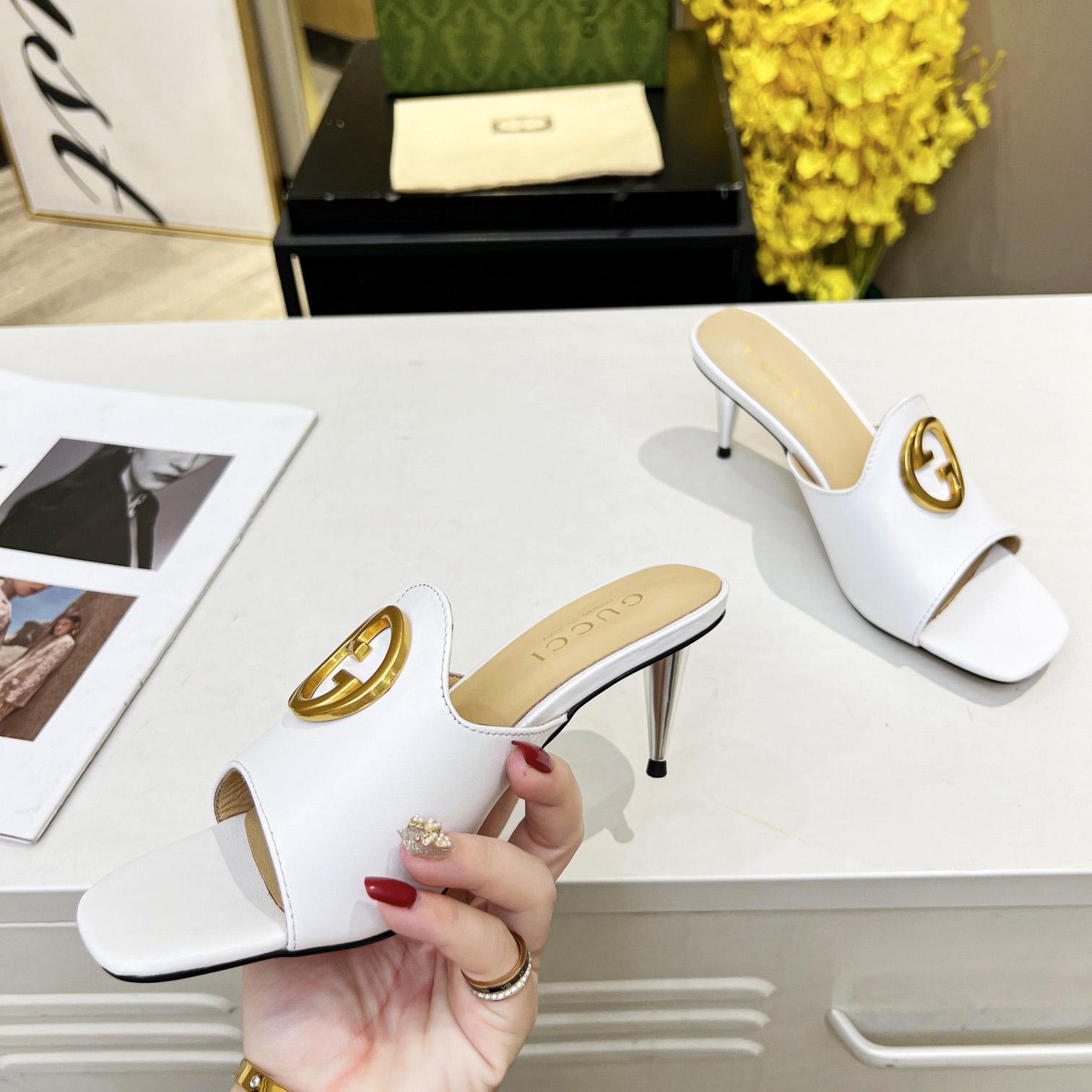 Gucci Blondie Slide Sandal - FashionPlug