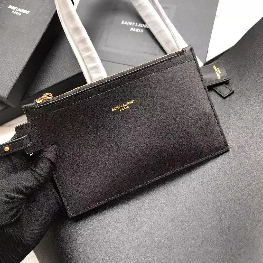 Saint Laurent Shopping Saint Laurent E/W In Supple Leather  - FashionPlug