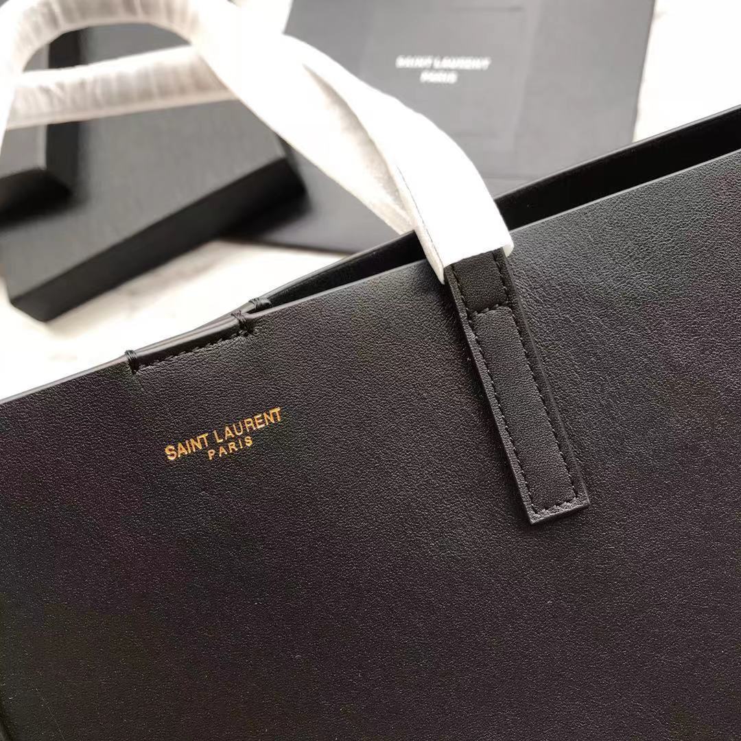Saint Laurent Shopping Saint Laurent E/W In Supple Leather  - FashionPlug