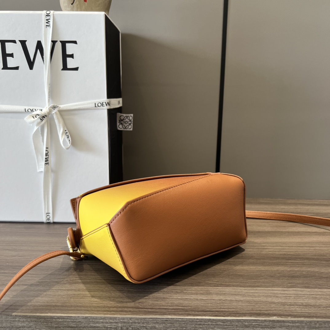 Loewe Mini Puzzle Edge Bag In degrade Nappa Calfskin - FashionPlug