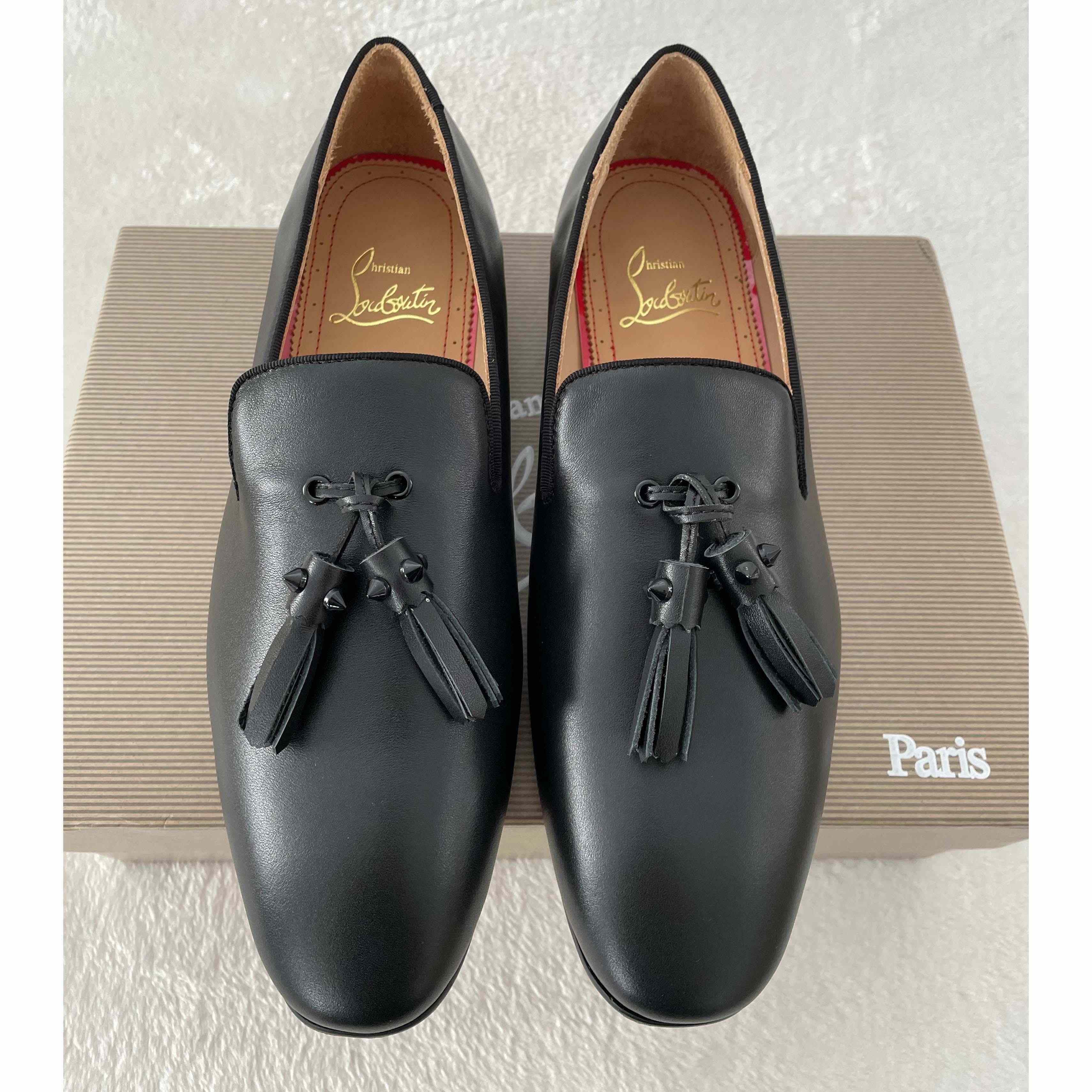 Christian Louboutin Dandelion Tassel Slip-On City Shoe - FashionPlug
